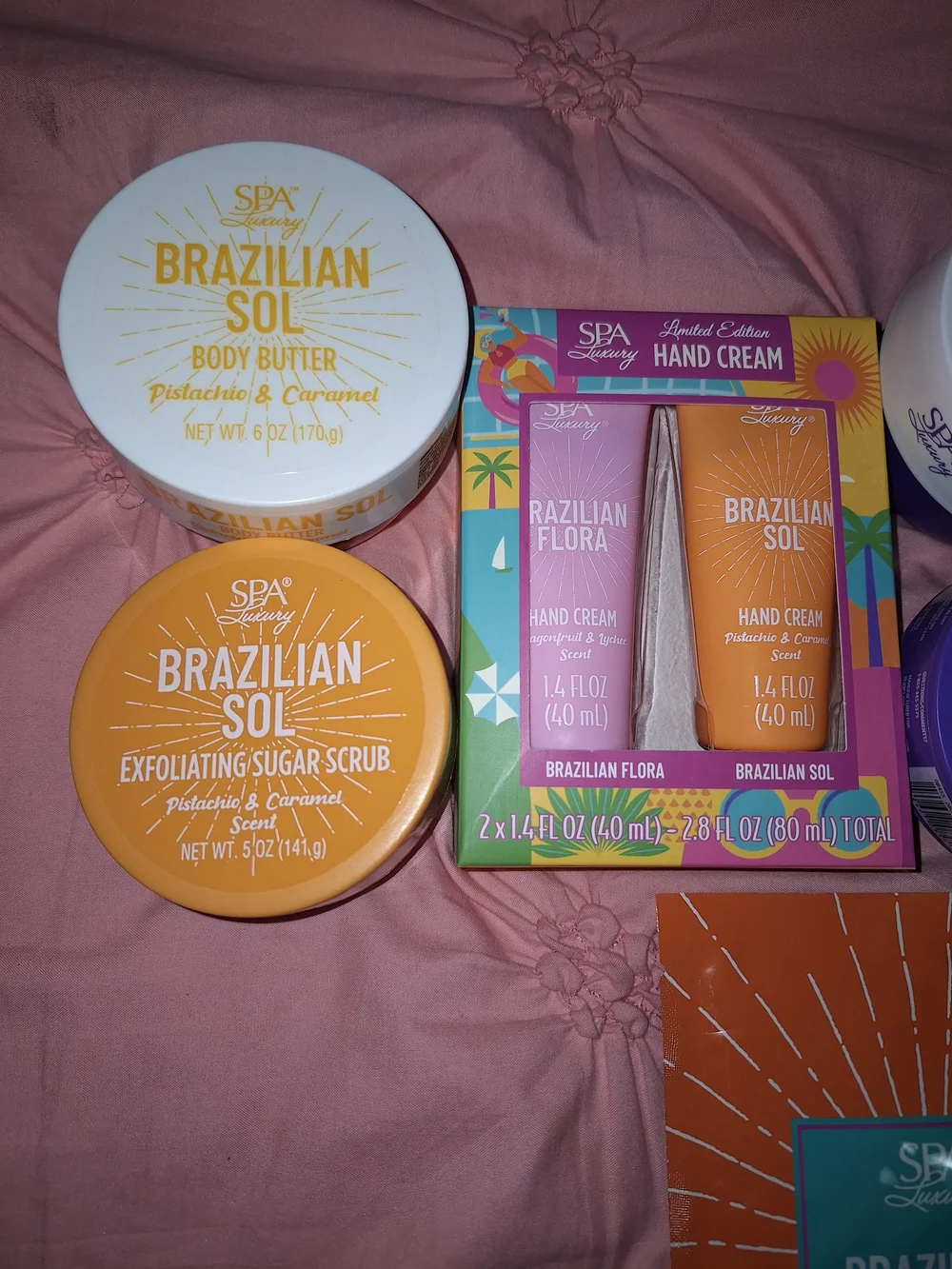 Spa Fancy Brazilian Sol & Orchid Body Care Set